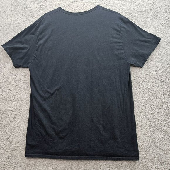 Star Wars Mandalorian Wanted Baby Yoda Tee 2X Black Soft Cotton Mad Engine Mens - Picture 4 of 5